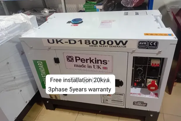 Brand New Perkins 20kVA Diesel Generator - 1