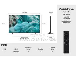 Samsung 85 Inch QLED 4K Smart TV (85Q7F)