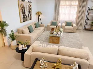 Premium Cream 3-Piece Sofa Set - 40% Off