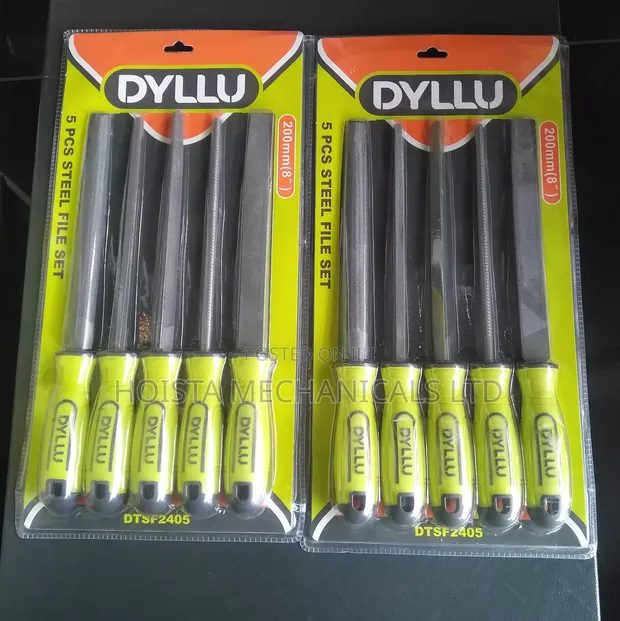 5pcs Steel File Set - 200mm (8") - 1