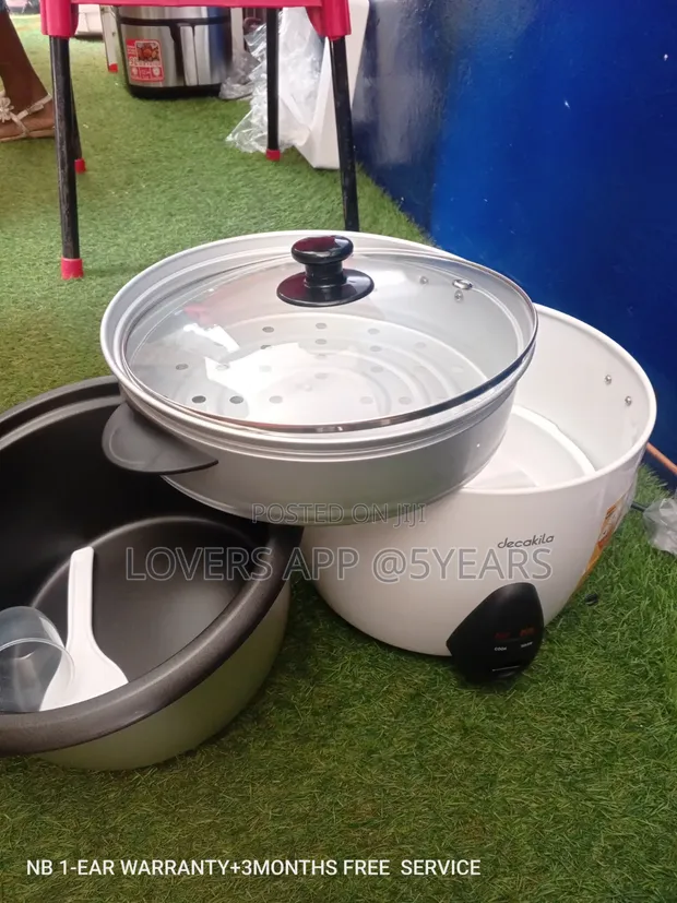 Decakila 2.8L Electric Rice Cooker - White - 1