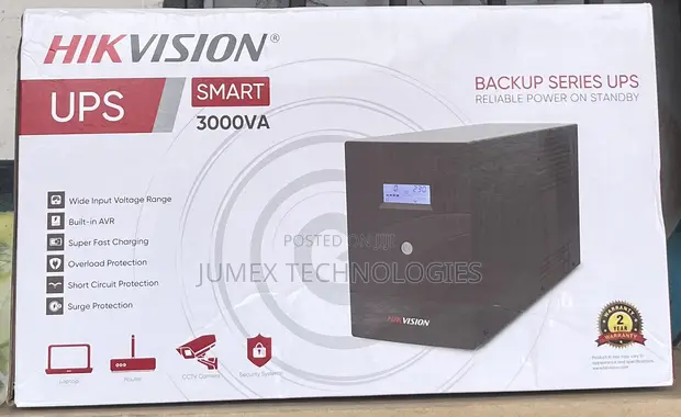 Hikvision Smart Backup UPS 3000VA / 3KVA - 1