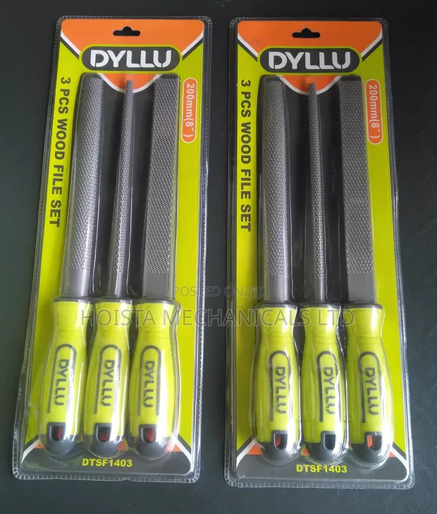 3-Piece Wood File Set (200mm/8") - 1