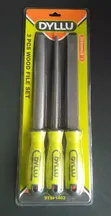 3-Piece Wood File Set (200mm/8") - 2