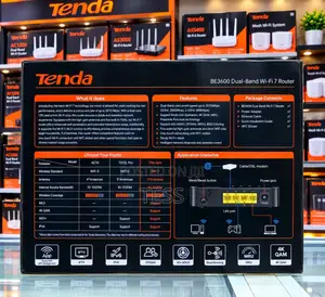 Tenda BE3600 Wi-Fi 7 Dual-Band Router