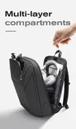 Stylish Quality Hard Cover Backpack - School/Laptop/Luggage - 3