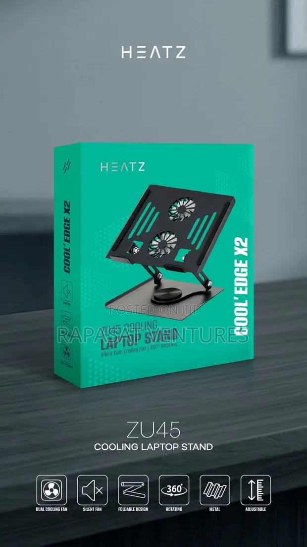 Heatz Zu45 Laptop Cooling Stand - 1