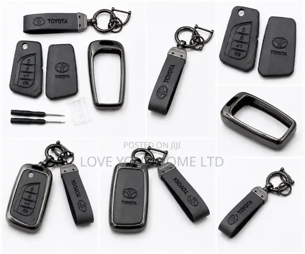 Toyota Smart Key Replacement Shell Kit with TPU Cover - 1