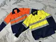 Mining Shirt - Orange & Navy Blue - 3