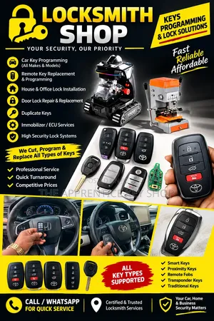 Car Key Cutting and Programming Services
