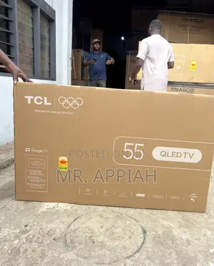 TCL 55” QLED Smart TV (Black)