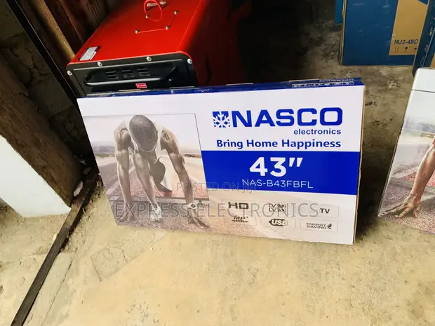 Nasco 43" Digital Satellite LED TV - NAS-J43FB - 1