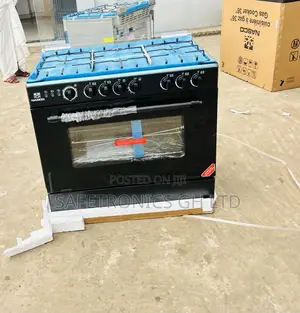 Original Nasco 60x90 Black 5 Gas Cooker