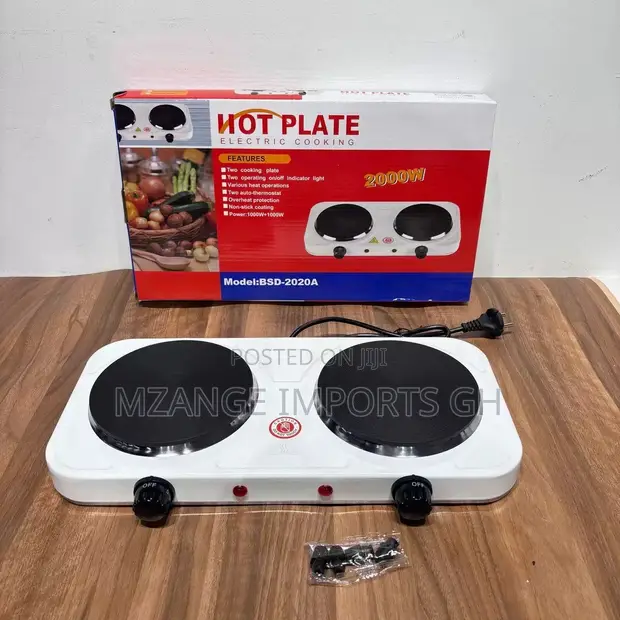 High Quality Double Hot Plate Electric Stove - 2 Burner - 1
