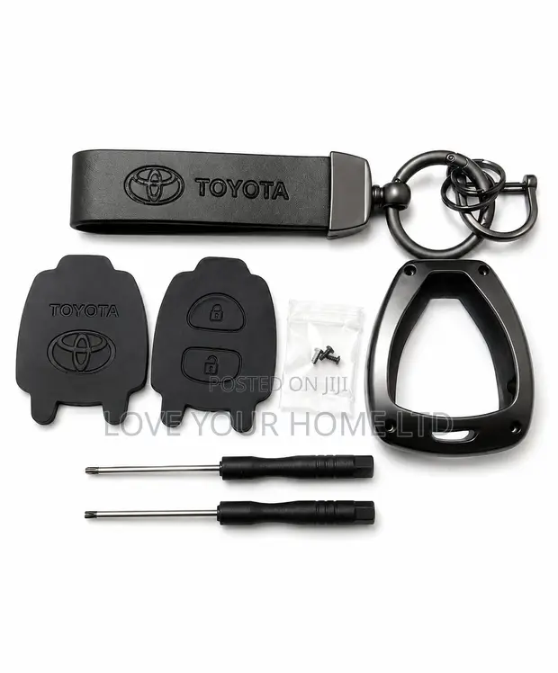 Toyota 2-Button Smart Key Case Kit with Metal Frame - 1