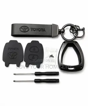 Toyota 2-Button Smart Key Case Kit with Metal Frame