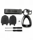 Toyota 2-Button Smart Key Case Kit with Metal Frame - 1