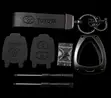 Toyota 2-Button Smart Key Case Kit with Metal Frame - 2