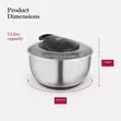 Tower 5L Stainless Steel Salad Spinner - 1