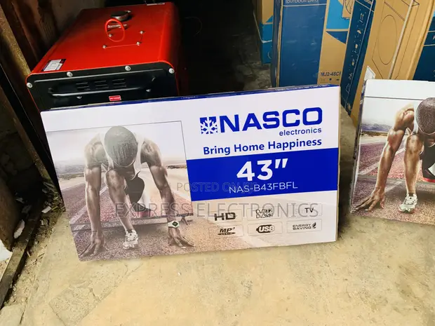 Nasco 43" Digital Satellite LED TV - NAS-J43FB - 1