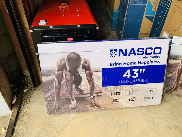 New Nasco 43" Digital Satellite LED TV - NAS-J43FB - 1