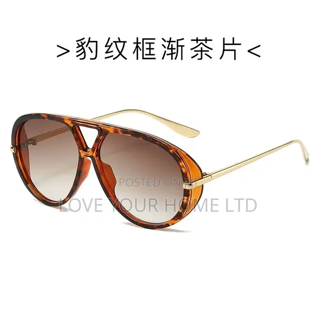 Fashion Oversized Sunglasses - Stylish UV Protection - 1