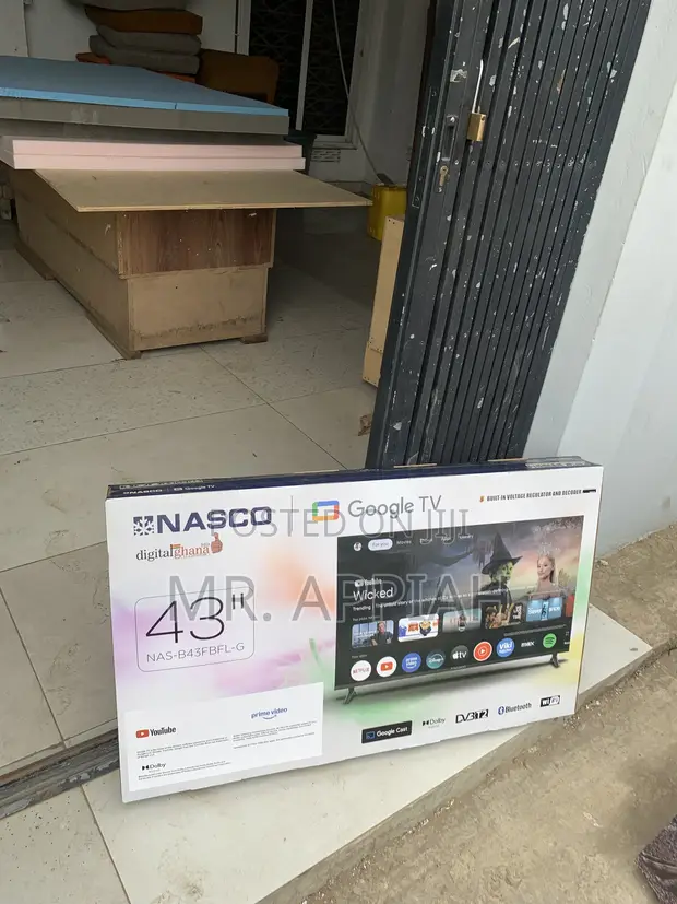 Brand New Nasco 43” Full HD LED Digital Satellite TV - 1
