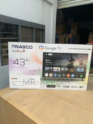 Premium Nasco 43” Digital Satellite Television (Black)
