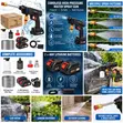 48V Cordless Pressure Washer with 2 Batteries - 2
