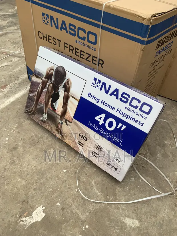 Unique Nasco 40" Digital Satellite TV (Black) - 1