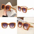 Fashion Square Sunglasses - Orange Frame - 2
