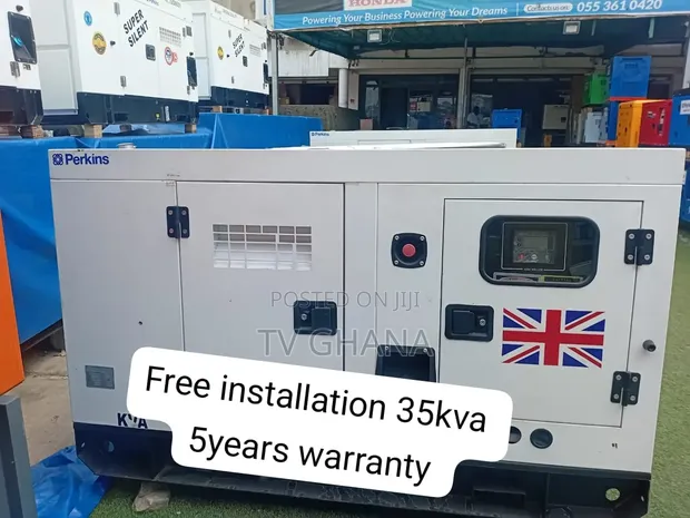 Dependable 35kVA Perkins Generator with 1 Year Warranty - 1