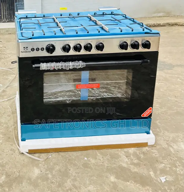 Durable & Affordable Grey 60x90 Nasco 5-Gas Cooker - 1