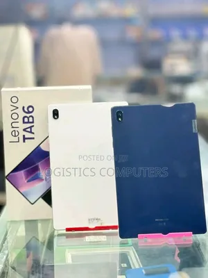 New Lenovo Tab 6 128GB White