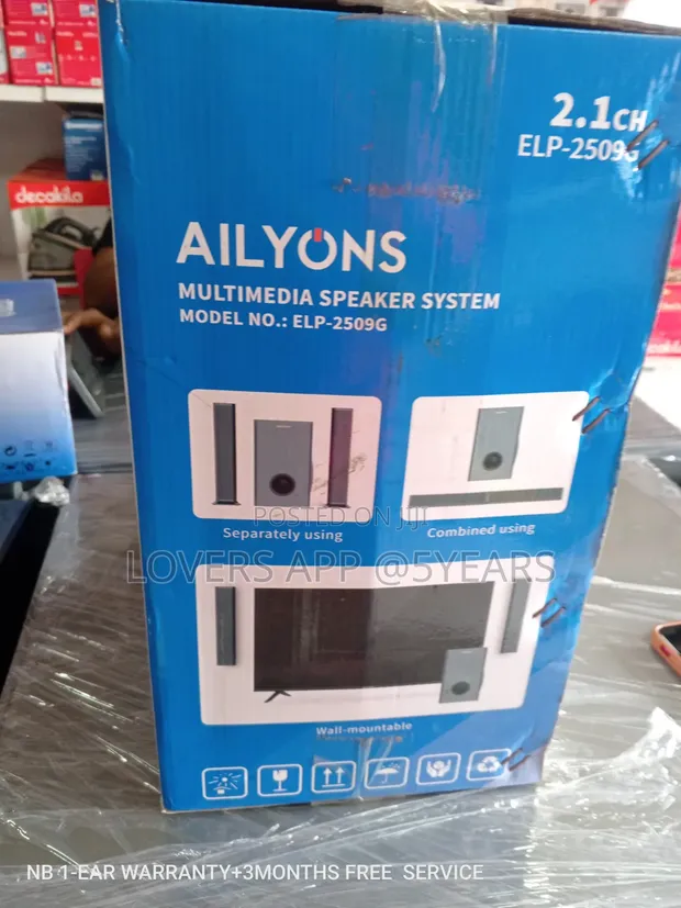 Ailyons High-Power Speaker with Deep Bass - 1