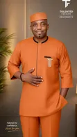 A&D Men's Tan Kaftan Dress - Brand New - 4