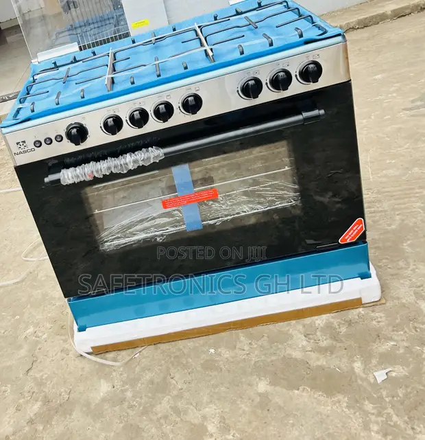 Brand New Nasco 60x90 5 Gas Oven Cooker with Grill - 1