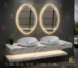 Double Cabinet Basin - Egg Shape - 1