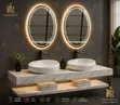 Double Cabinet Basin - Egg Shape - 2