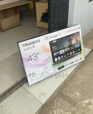 Nasco 43” Digital Satellite Smart TV (Black)