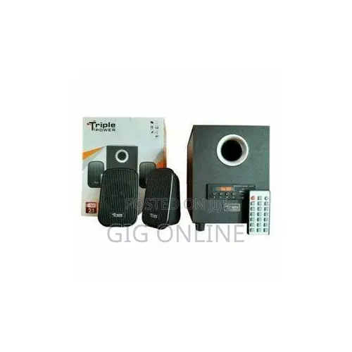 New C10 Triple Power Wooden Speaker - 1