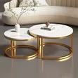 2-in-1 Luxury Nesting Center Table Set - 2