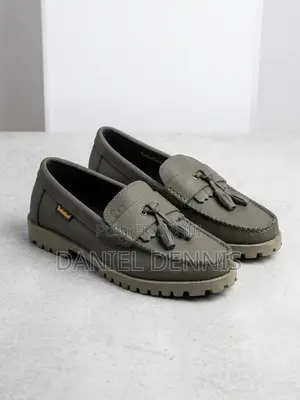 Timberland Olive Green Leather Tassel Loafers