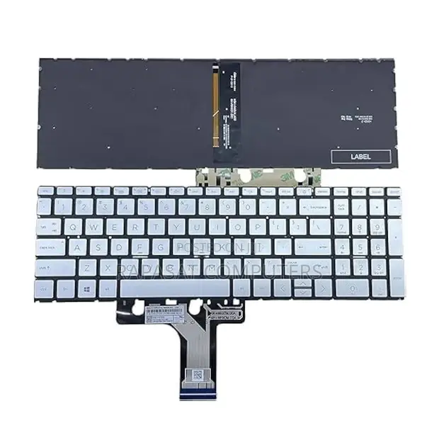 New HP Pavilion 15-EG/EH Laptop Keyboard (Backlit, Silver) - 1