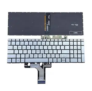 New HP Pavilion 15-EG/EH Laptop Keyboard (Backlit, Silver)