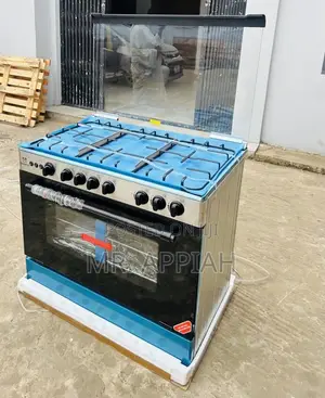 New Nasco 5-Gas Burner Oven with Grill (Gray)