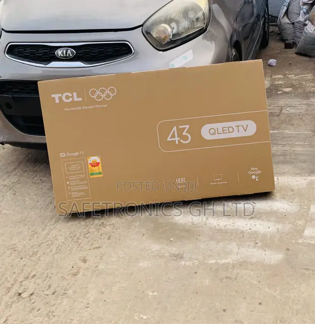 TCL 43 Inch Frameless QLED 4K UHD TV - 1