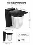 1200mAh Solar Wall Lamp with Dual-Color LED - 3