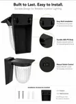 1200mAh Solar Wall Lamp with Dual-Color LED - 4