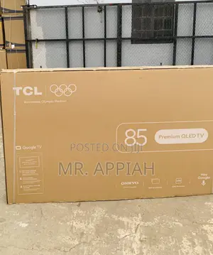 Super Classic TCL 85p7L 85” QLED Smart Google TV (Black)
